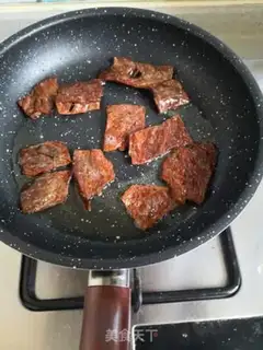 Make Fried beef jerky step 2