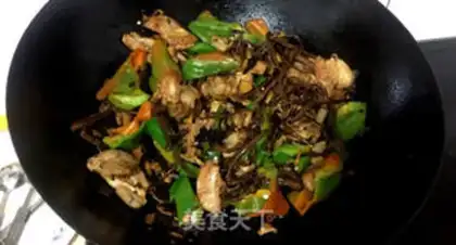 Make A dry pot of tea and mushrooms step 4