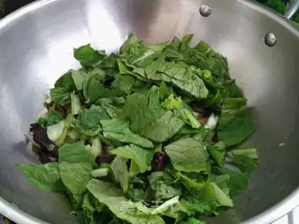 Make Scrambled cabbage step 7