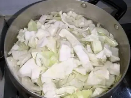Make Puffy ham pie step 5