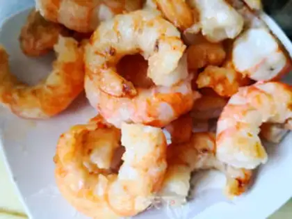Make Garlic shrimp step 3