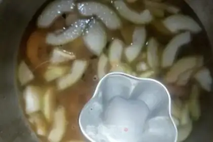Make The beauty of the shrimp. Soup step 6