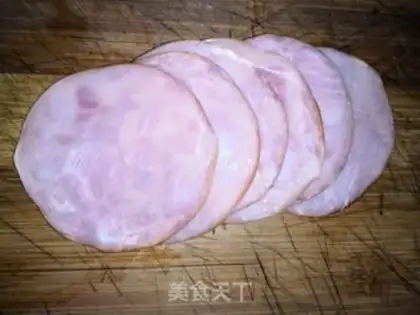 Make Puffy ham pie step 11