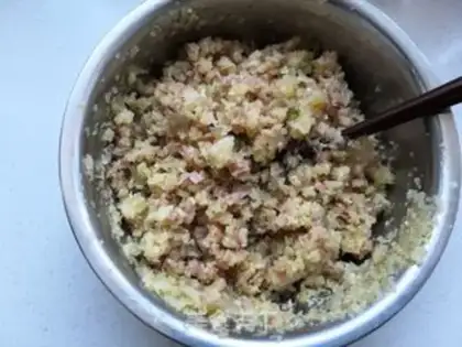 Make Puffy ham pie step 14