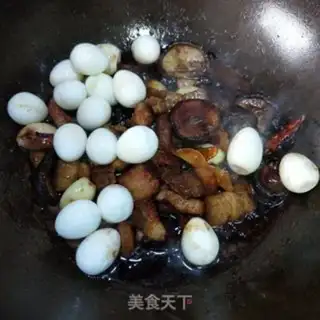 Make Quail egg red meat step 6
