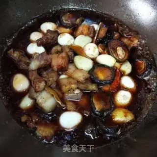 Make Quail egg red meat step 7