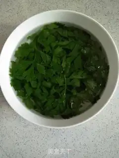 Make Celery leaves step 2