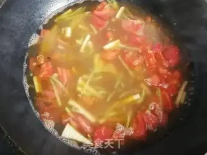 Make Double eggflower soup step 7