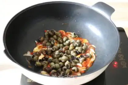 Make Spicy snails step 6