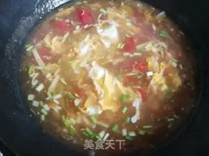 Make Double eggflower soup step 10