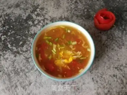 Make Double eggflower soup step 11