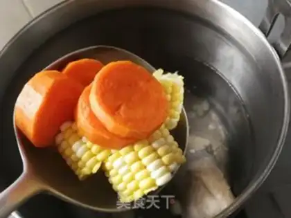 Make Pumpkin rice tomato soup step 2