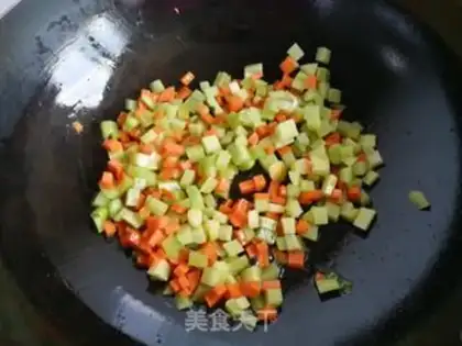 Make Shrimp rice step 3