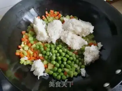 Make Shrimp rice step 4