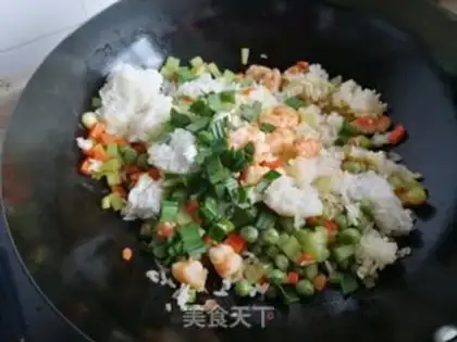 Make Shrimp rice step 5
