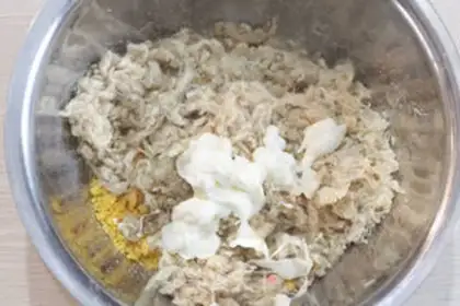 Make The salted egg group step 2