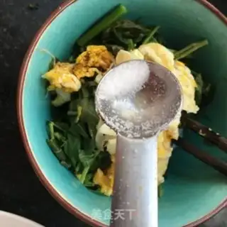 Make Fried egg fragrance step 12