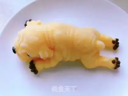 Make Sand dog mango pudding step 11