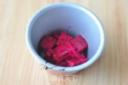 Make Red Dragon Gourd pudding step 0