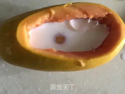 Make Pumpkin egg milk step 2