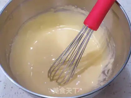 Make Chocolate cream birthday cake step 6