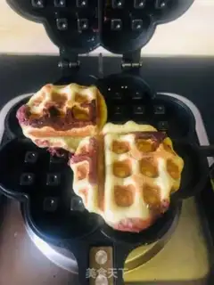 Make Tea waffles step 11