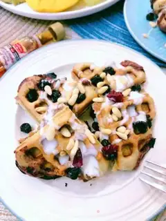 Make Tea waffles step 12
