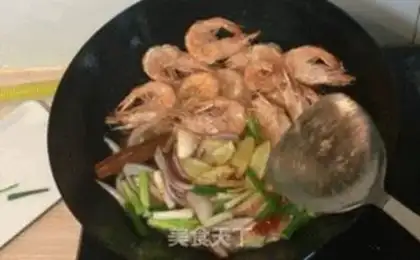 Make ♪ Dancing on the grid red oiled shrimp boiled shrimp ♪ step 5