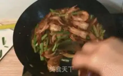 Make ♪ Dancing on the grid red oiled shrimp boiled shrimp ♪ step 8