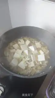 Make White tofu-cooked cabbage step 6