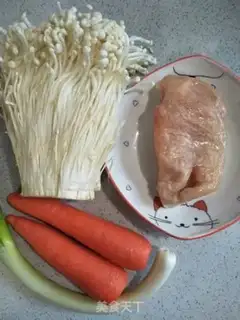 Make Carrot and golden mushrooms step 0