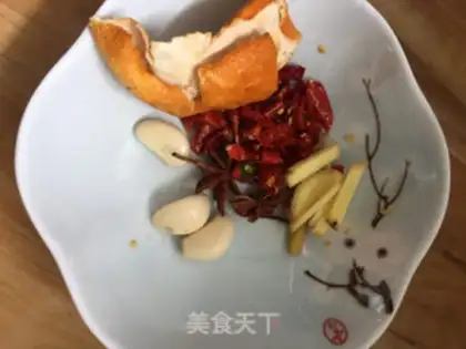 Make Red burning pig hoof step 2