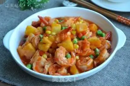 Make pineapple shrimp ball step 9