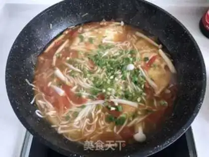 Make Tomato mushroom noodles step 7