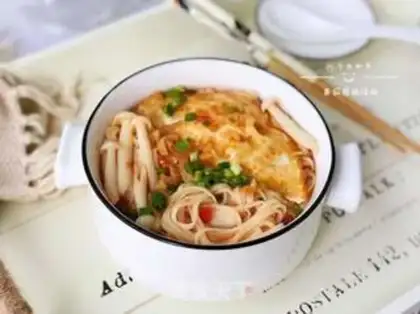 Make Tomato mushroom noodles step 12