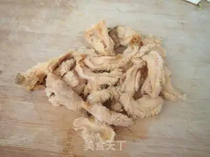 Make Dutch beans with monkey mushrooms step 2