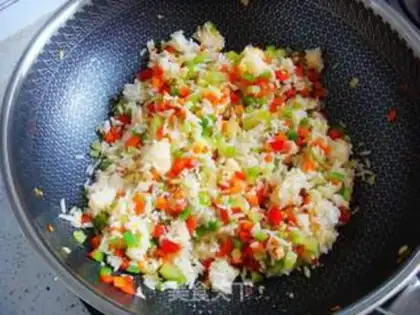 Make Five-colored rice step 5