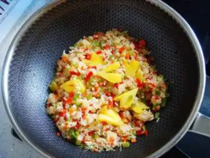 Make Five-colored rice step 6