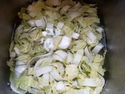 Make Cheese and cabbage step 0