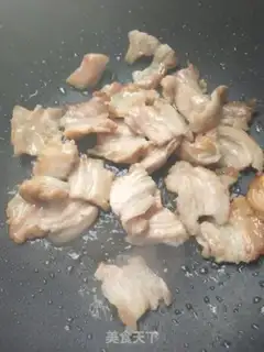 Make The tofu fried the meat step 0