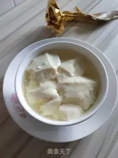 Make Red sugar tofu brain step 1