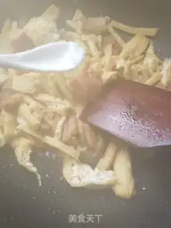 Make The tofu fried the meat step 4