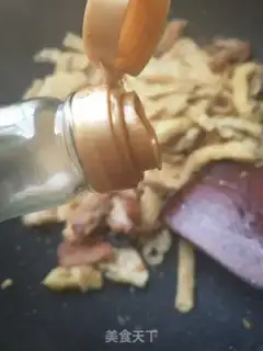 Make The tofu fried the meat step 5