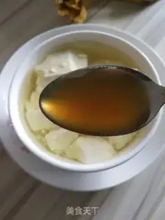 Make Red sugar tofu brain step 3