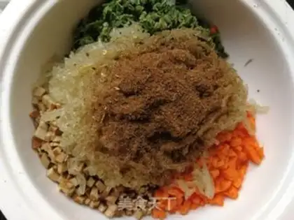 Make ♪ ♪ Spam beans dry powder buns ♪ step 13