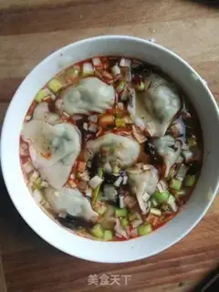 Make Sour soup dumplings step 3