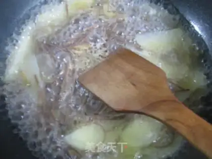Make ♪ Squeeze the potato noodle ♪ step 4