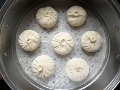 Make ♪ ♪ Spam beans dry powder buns ♪ step 21