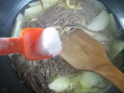 Make ♪ Squeeze the potato noodle ♪ step 6
