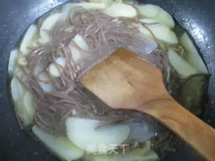 Make ♪ Squeeze the potato noodle ♪ step 7